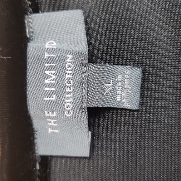 The Limited Black Velvet Plunging V-Neck, XL - Picture 9 of 12